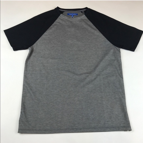 Vince Camuto Crew Neck Raglan T-shirt - Picture 2 of 5